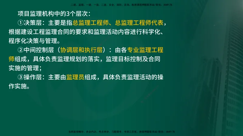 25年《监理概论》第6章（在线版）_监理工程师_2025监理工程师_2025年监理工程师SVIP_2025年监理概论法规SVIP_02-基础精讲✿高端面授✿深度强化_06.第6章建设工程监理组织