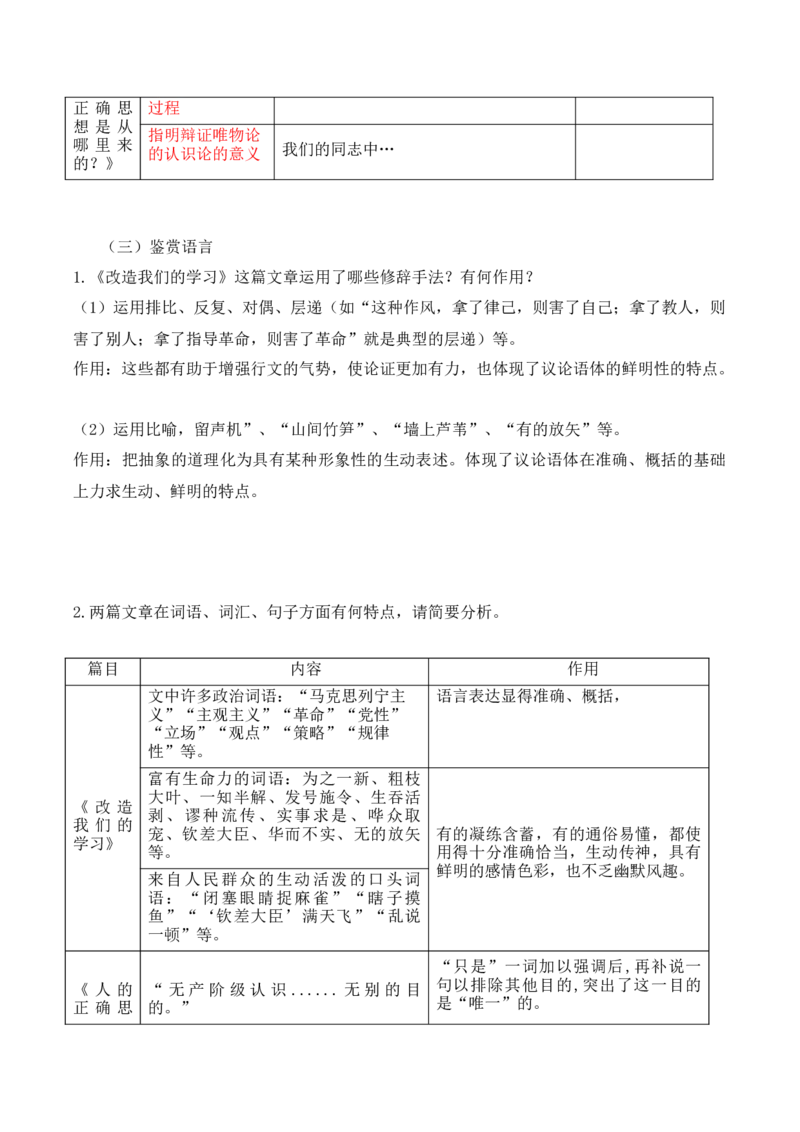 第1单元研习科学文化论著探讨理性光辉（学生版）-高二语文同步必背知识清单（统编版选择性必修中册）_E015高中全科试卷_语文试题_选修中_4.新版高中语文试卷选择性必修中册