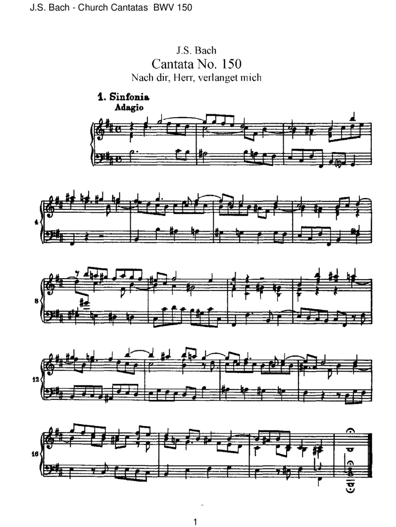 BWV150Nachdir,Herr,verlangetmich_一万首著名钢琴曲谱哈农贝多芬合集视频教学电子版高清无水印可打印_1古典钢琴知名音乐家谱_巴赫钢琴谱全集_J.S巴赫作品全集