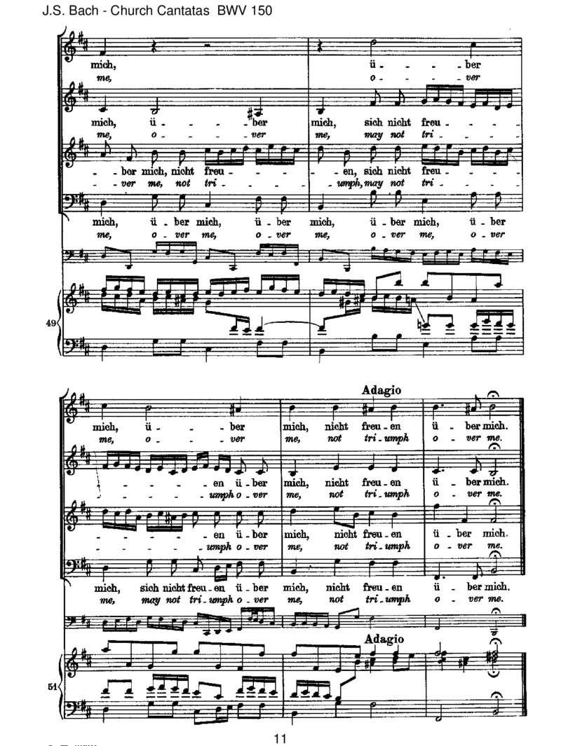 BWV150Nachdir,Herr,verlangetmich_一万首著名钢琴曲谱哈农贝多芬合集视频教学电子版高清无水印可打印_1古典钢琴知名音乐家谱_巴赫钢琴谱全集_J.S巴赫作品全集