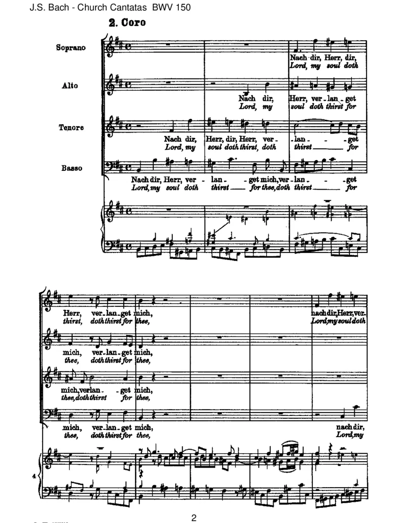 BWV150Nachdir,Herr,verlangetmich_一万首著名钢琴曲谱哈农贝多芬合集视频教学电子版高清无水印可打印_1古典钢琴知名音乐家谱_巴赫钢琴谱全集_J.S巴赫作品全集