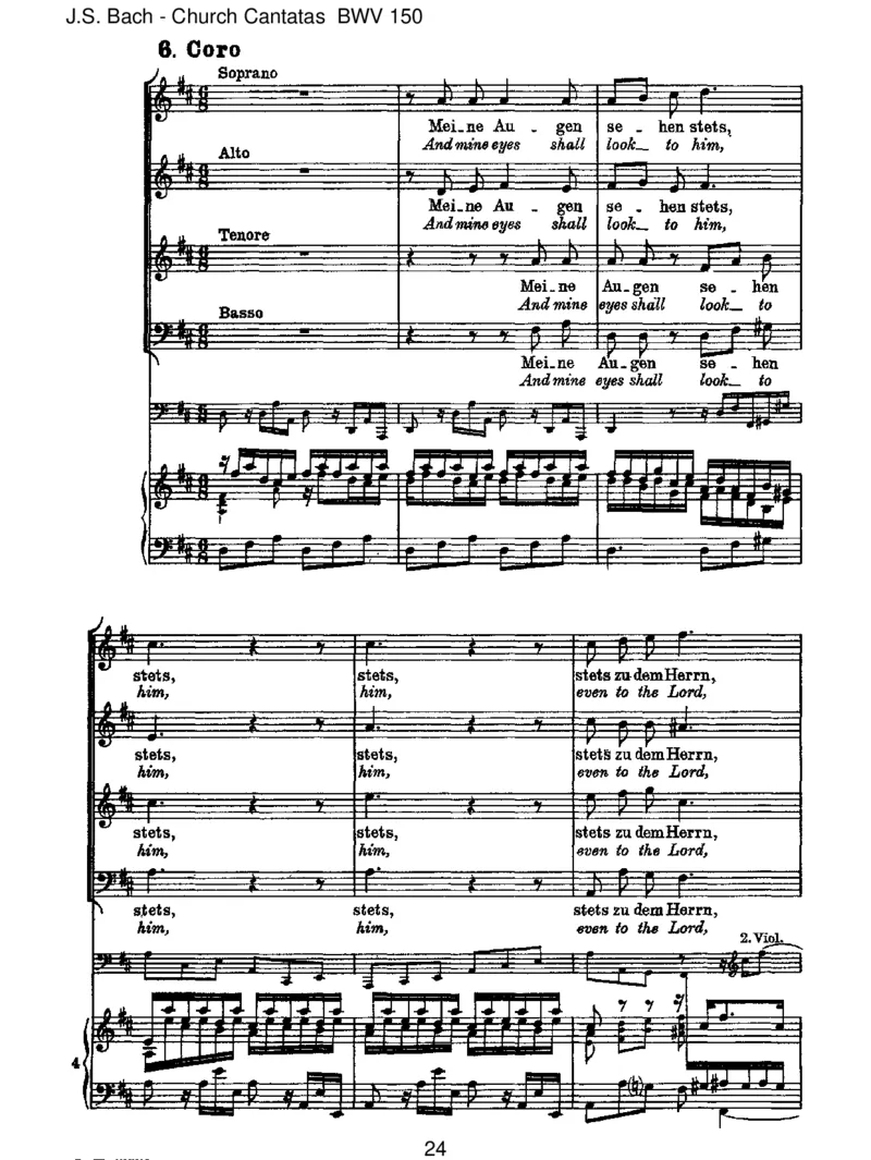 BWV150Nachdir,Herr,verlangetmich_一万首著名钢琴曲谱哈农贝多芬合集视频教学电子版高清无水印可打印_1古典钢琴知名音乐家谱_巴赫钢琴谱全集_J.S巴赫作品全集