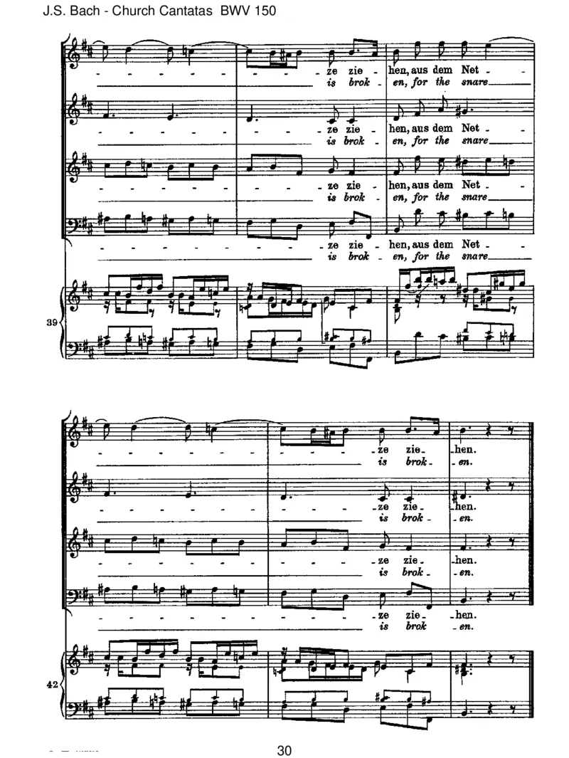 BWV150Nachdir,Herr,verlangetmich_一万首著名钢琴曲谱哈农贝多芬合集视频教学电子版高清无水印可打印_1古典钢琴知名音乐家谱_巴赫钢琴谱全集_J.S巴赫作品全集
