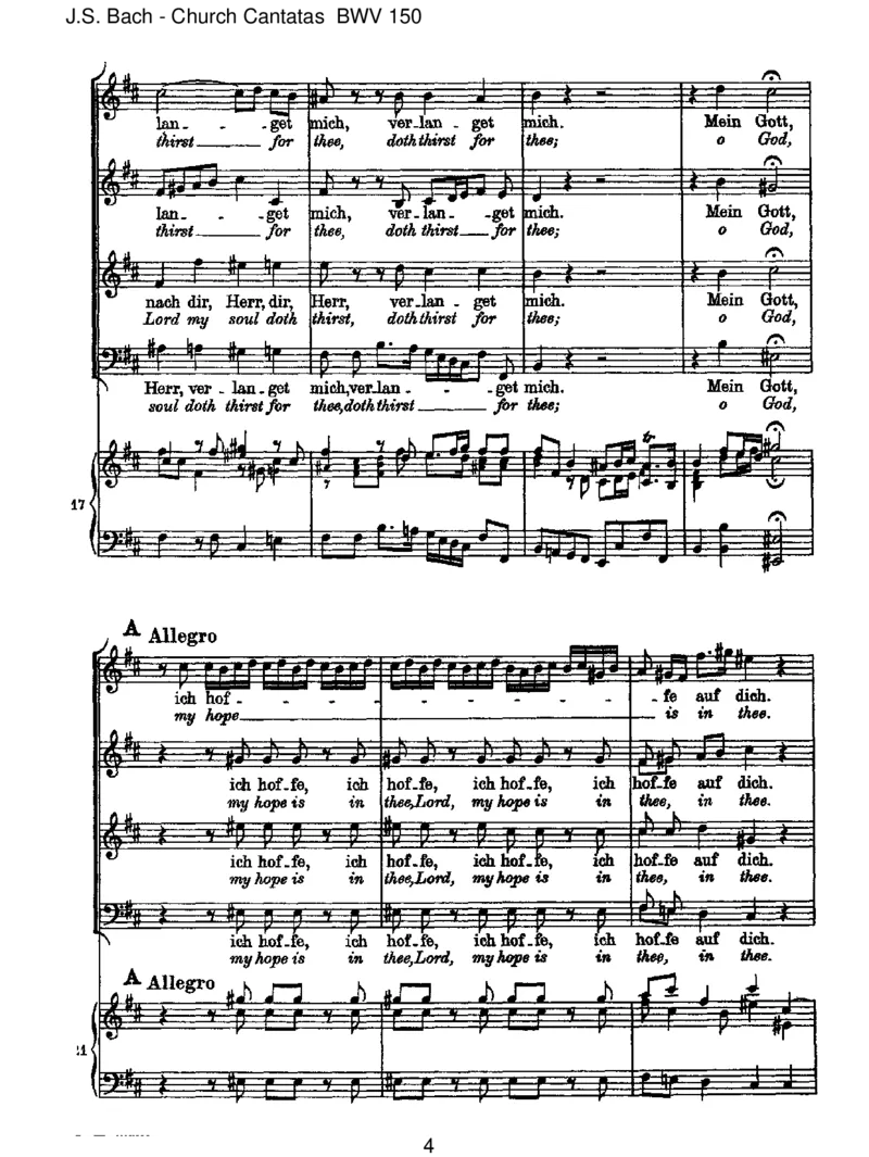 BWV150Nachdir,Herr,verlangetmich_一万首著名钢琴曲谱哈农贝多芬合集视频教学电子版高清无水印可打印_1古典钢琴知名音乐家谱_巴赫钢琴谱全集_J.S巴赫作品全集