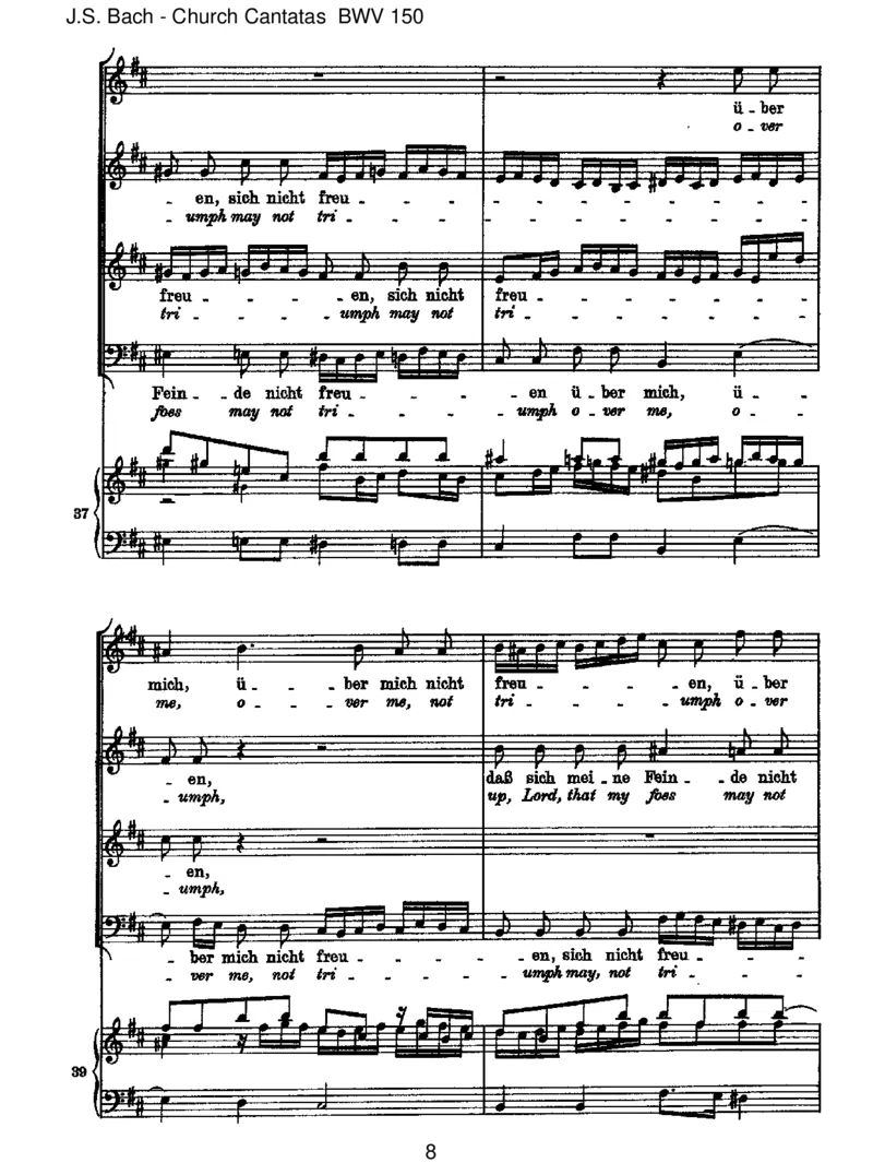 BWV150Nachdir,Herr,verlangetmich_一万首著名钢琴曲谱哈农贝多芬合集视频教学电子版高清无水印可打印_1古典钢琴知名音乐家谱_巴赫钢琴谱全集_J.S巴赫作品全集