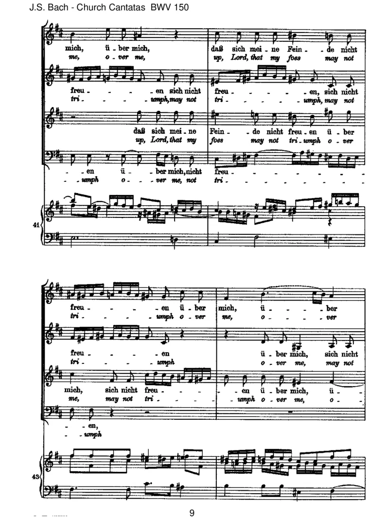 BWV150Nachdir,Herr,verlangetmich_一万首著名钢琴曲谱哈农贝多芬合集视频教学电子版高清无水印可打印_1古典钢琴知名音乐家谱_巴赫钢琴谱全集_J.S巴赫作品全集