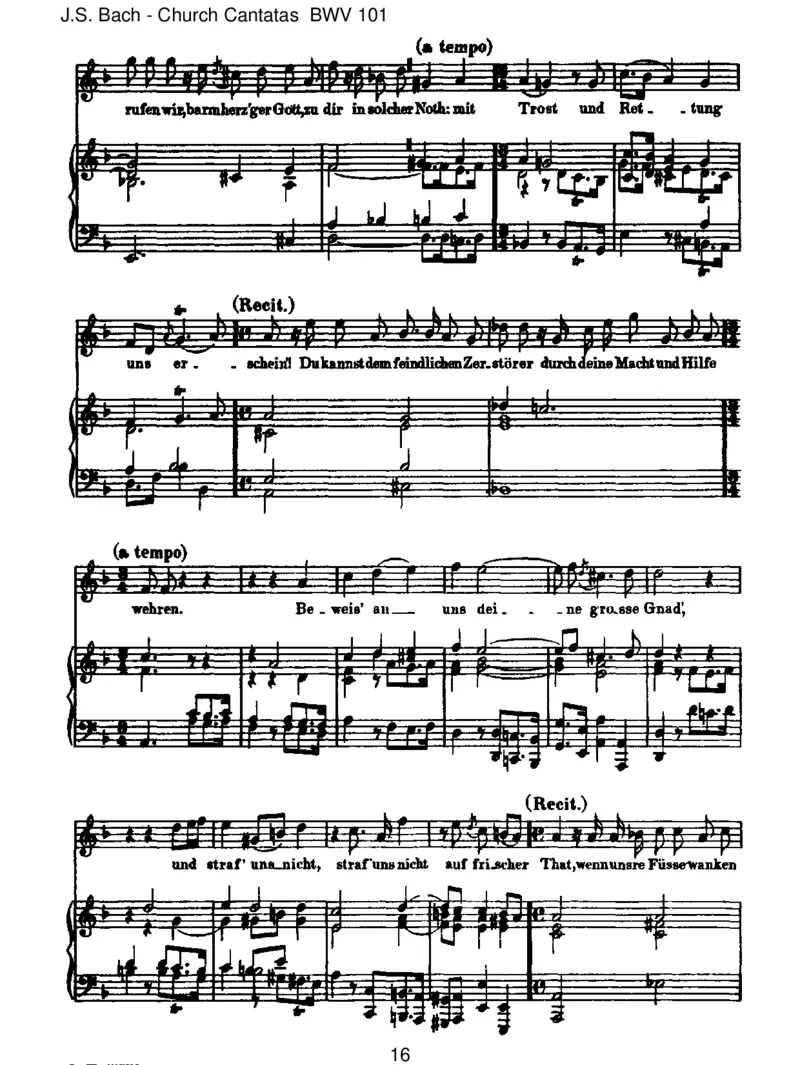 BWV101Nimmvonuns,Herr,dutreuerGott_一万首著名钢琴曲谱哈农贝多芬合集视频教学电子版高清无水印可打印_1古典钢琴知名音乐家谱_巴赫钢琴谱全集_J.S巴赫作品全集