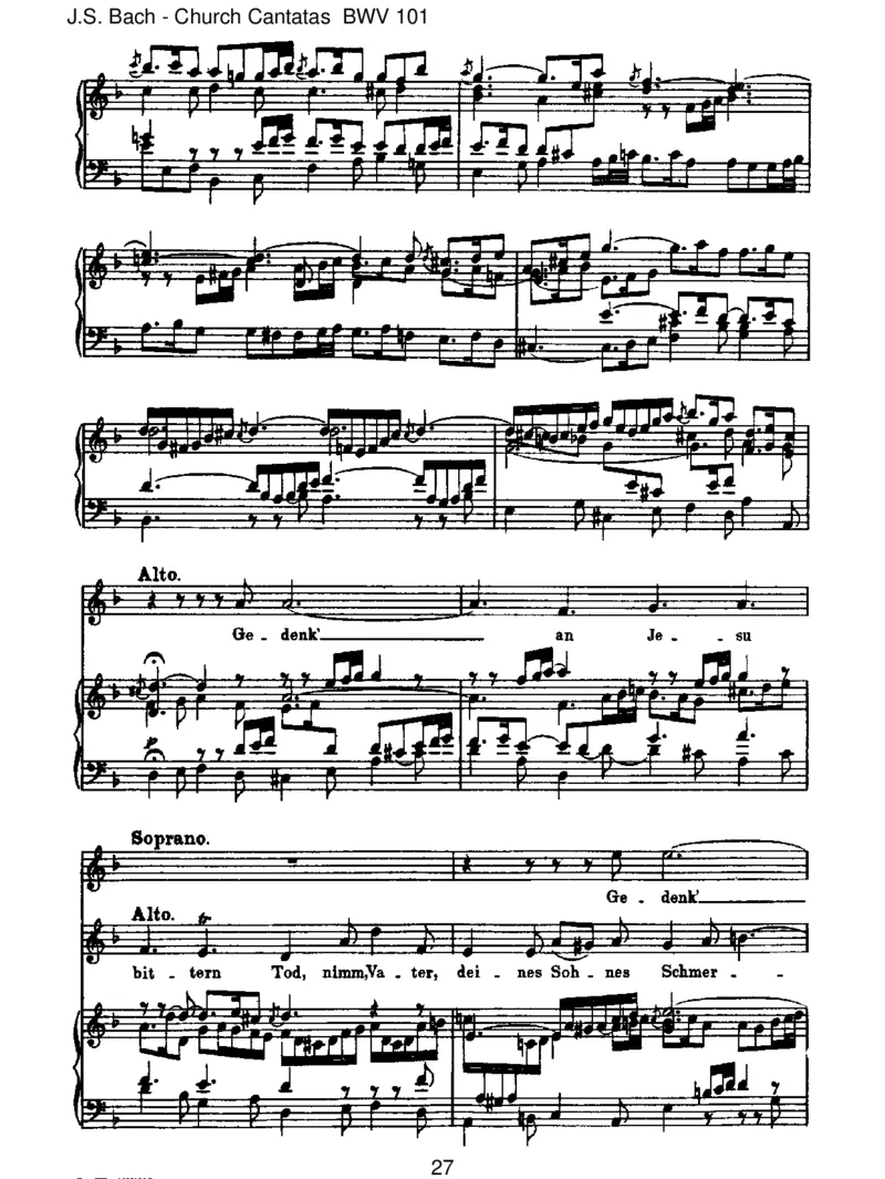 BWV101Nimmvonuns,Herr,dutreuerGott_一万首著名钢琴曲谱哈农贝多芬合集视频教学电子版高清无水印可打印_1古典钢琴知名音乐家谱_巴赫钢琴谱全集_J.S巴赫作品全集