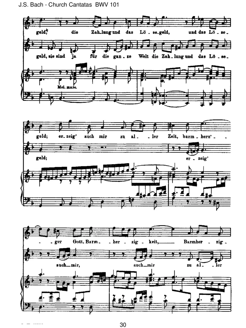 BWV101Nimmvonuns,Herr,dutreuerGott_一万首著名钢琴曲谱哈农贝多芬合集视频教学电子版高清无水印可打印_1古典钢琴知名音乐家谱_巴赫钢琴谱全集_J.S巴赫作品全集