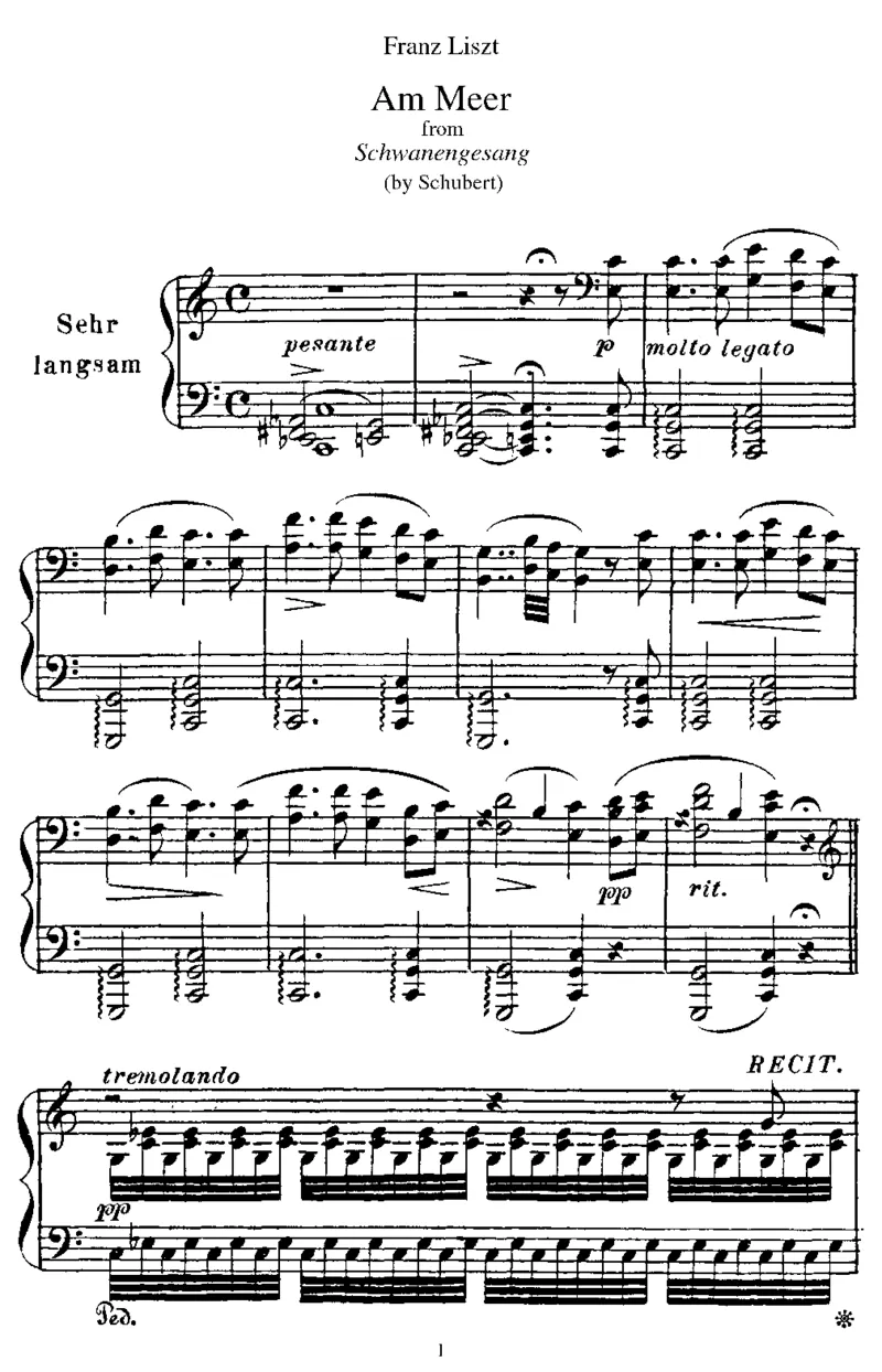 AmMeer(Schubert)_一万首著名钢琴曲谱哈农贝多芬合集视频教学电子版高清无水印可打印_1古典钢琴知名音乐家谱_李斯特钢琴谱全集_改编舒伯特