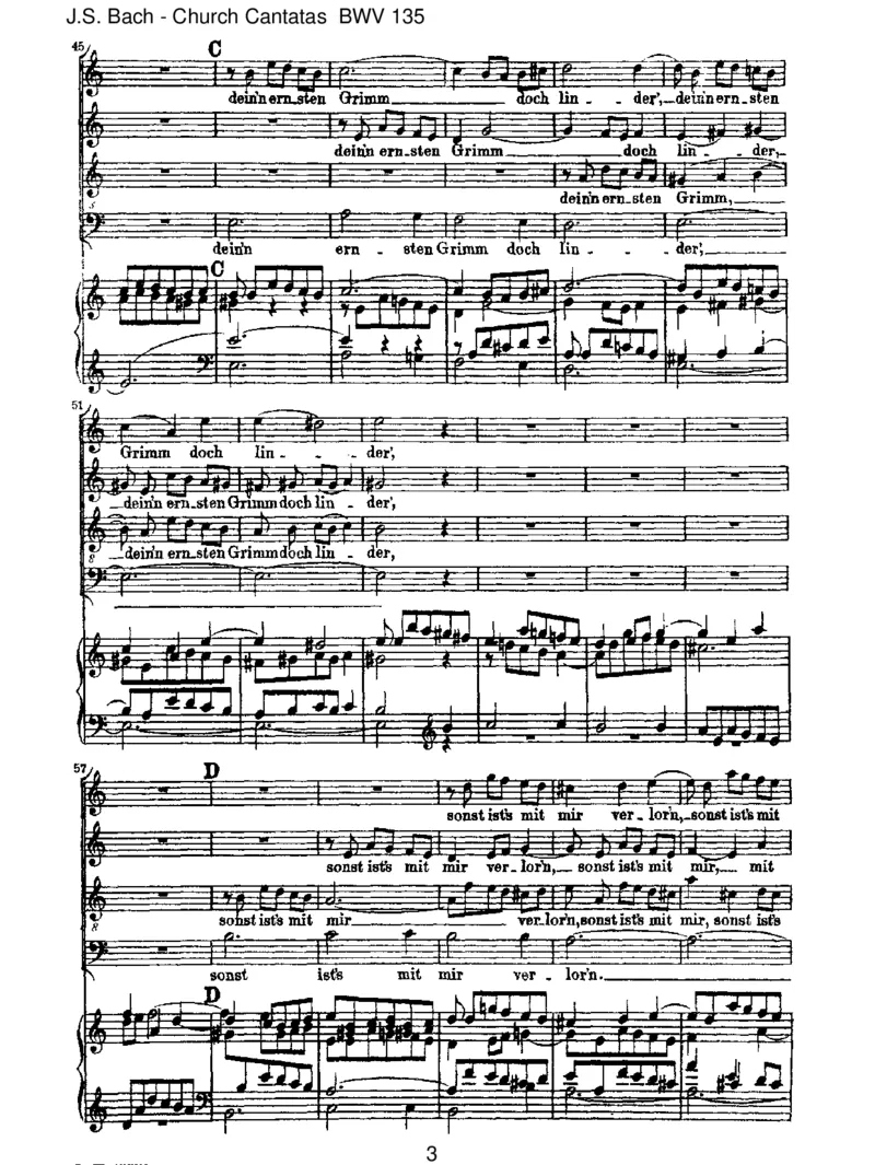 BWV135AchHerr,micharmenS&uuml;nderstrafnicht_一万首著名钢琴曲谱哈农贝多芬合集视频教学电子版高清无水印可打印_1古典钢琴知名音乐家谱_巴赫钢琴谱全集_J.S巴赫作品全集