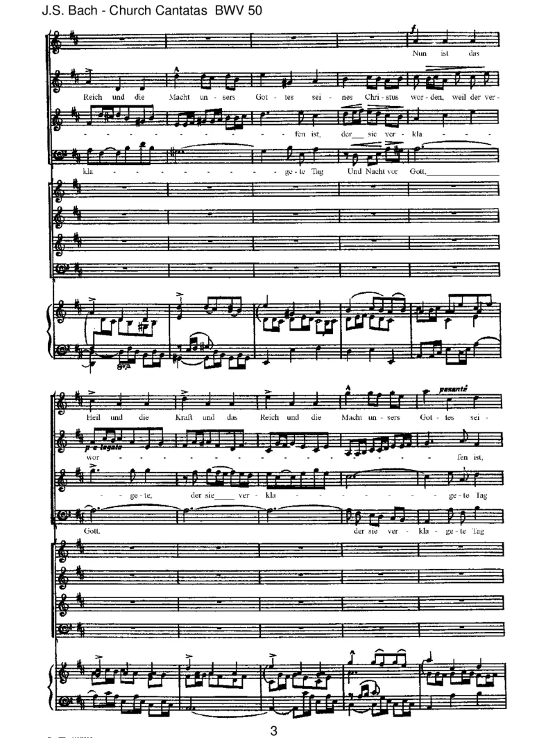 BWV50NunistdasHeilunddieKraft_一万首著名钢琴曲谱哈农贝多芬合集视频教学电子版高清无水印可打印_1古典钢琴知名音乐家谱_巴赫钢琴谱全集_J.S巴赫作品全集_JohannSebastianBach(1685-1750)巴赫