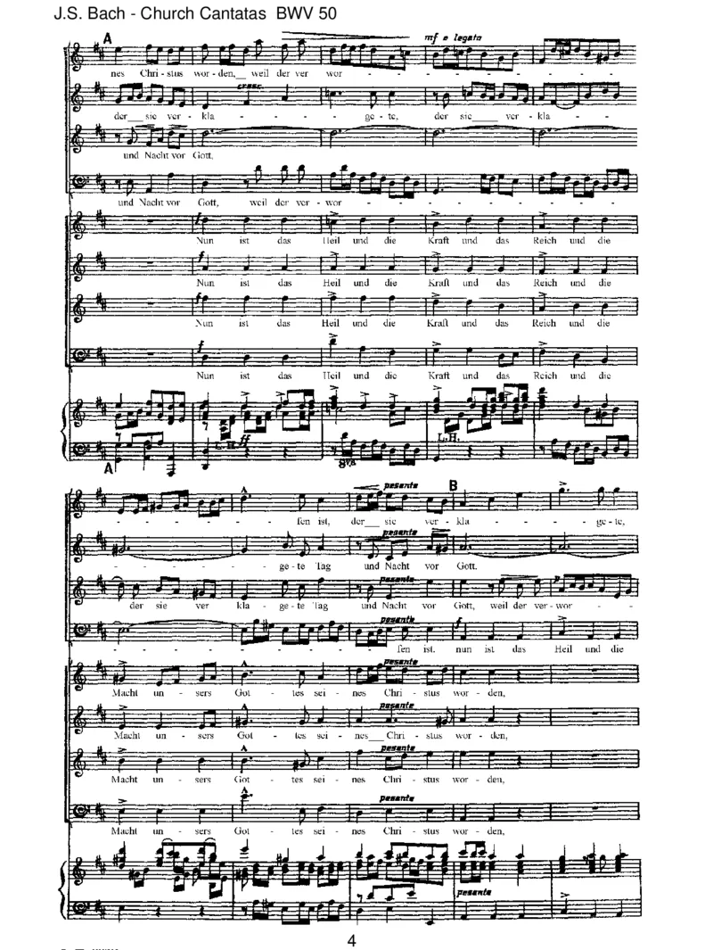 BWV50NunistdasHeilunddieKraft_一万首著名钢琴曲谱哈农贝多芬合集视频教学电子版高清无水印可打印_1古典钢琴知名音乐家谱_巴赫钢琴谱全集_J.S巴赫作品全集_JohannSebastianBach(1685-1750)巴赫