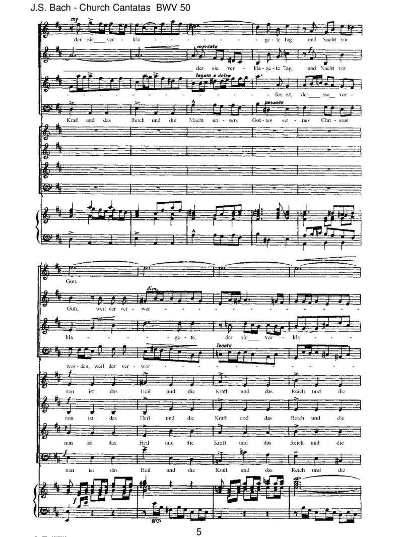 BWV50NunistdasHeilunddieKraft_一万首著名钢琴曲谱哈农贝多芬合集视频教学电子版高清无水印可打印_1古典钢琴知名音乐家谱_巴赫钢琴谱全集_J.S巴赫作品全集_JohannSebastianBach(1685-1750)巴赫