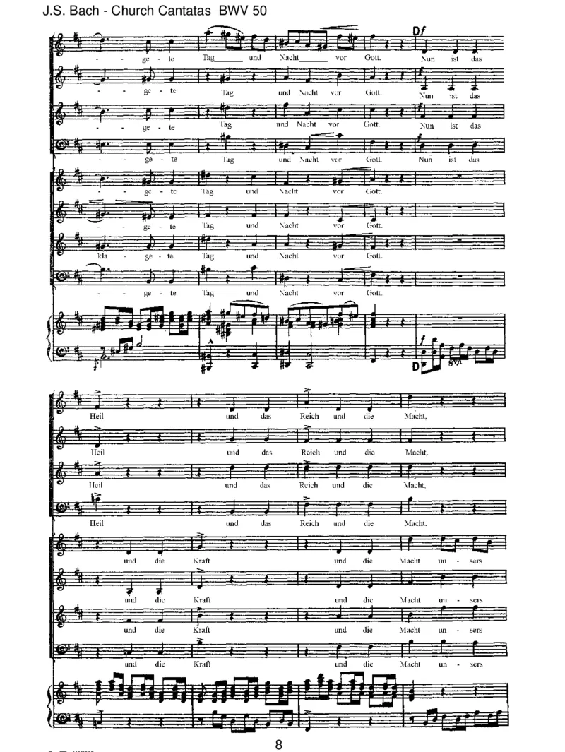 BWV50NunistdasHeilunddieKraft_一万首著名钢琴曲谱哈农贝多芬合集视频教学电子版高清无水印可打印_1古典钢琴知名音乐家谱_巴赫钢琴谱全集_J.S巴赫作品全集_JohannSebastianBach(1685-1750)巴赫