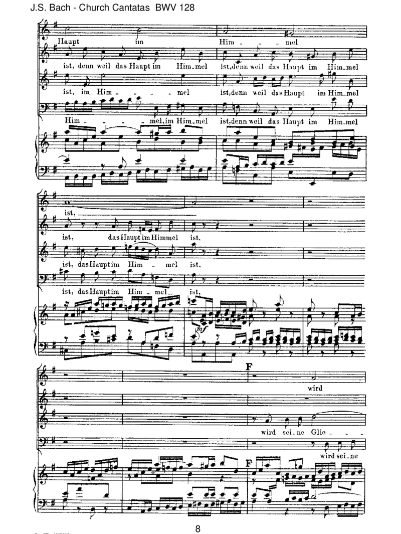 BWV128AufChristiHimmelfahrtallein_一万首著名钢琴曲谱哈农贝多芬合集视频教学电子版高清无水印可打印_1古典钢琴知名音乐家谱_巴赫钢琴谱全集_J.S巴赫作品全集