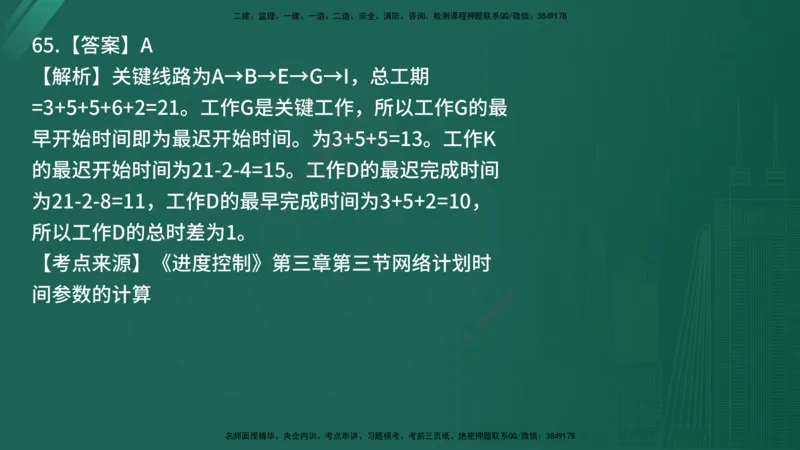 25监理《控制（土建）》经典甄题详解（在线版）_监理工程师_2025监理工程师_2025年监理工程师SVIP_2025年监理土建控制SVIP_03-习题精析✿实战特训✿模考通关_讲义