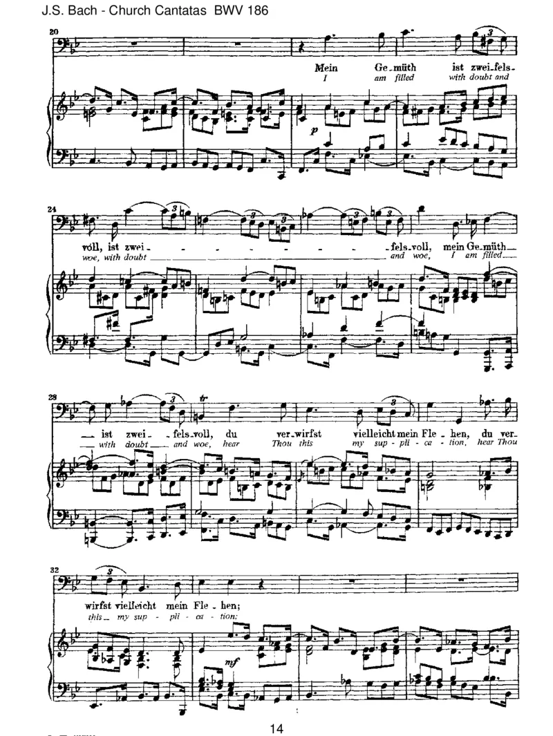 BWV186_rgredich,oSeele,nicht_一万首著名钢琴曲谱哈农贝多芬合集视频教学电子版高清无水印可打印_1古典钢琴知名音乐家谱_巴赫钢琴谱全集_J.S巴赫作品全集_JohannSebastianBach(1685-1750)巴赫