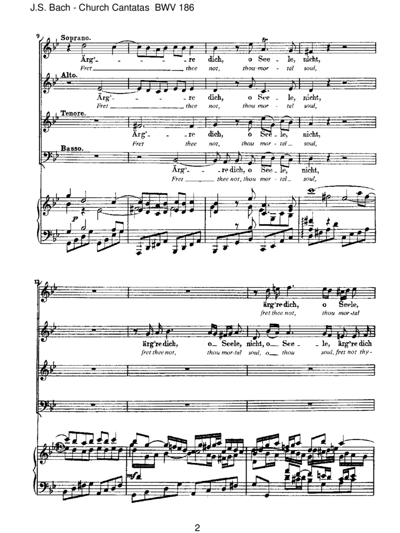 BWV186_rgredich,oSeele,nicht_一万首著名钢琴曲谱哈农贝多芬合集视频教学电子版高清无水印可打印_1古典钢琴知名音乐家谱_巴赫钢琴谱全集_J.S巴赫作品全集_JohannSebastianBach(1685-1750)巴赫