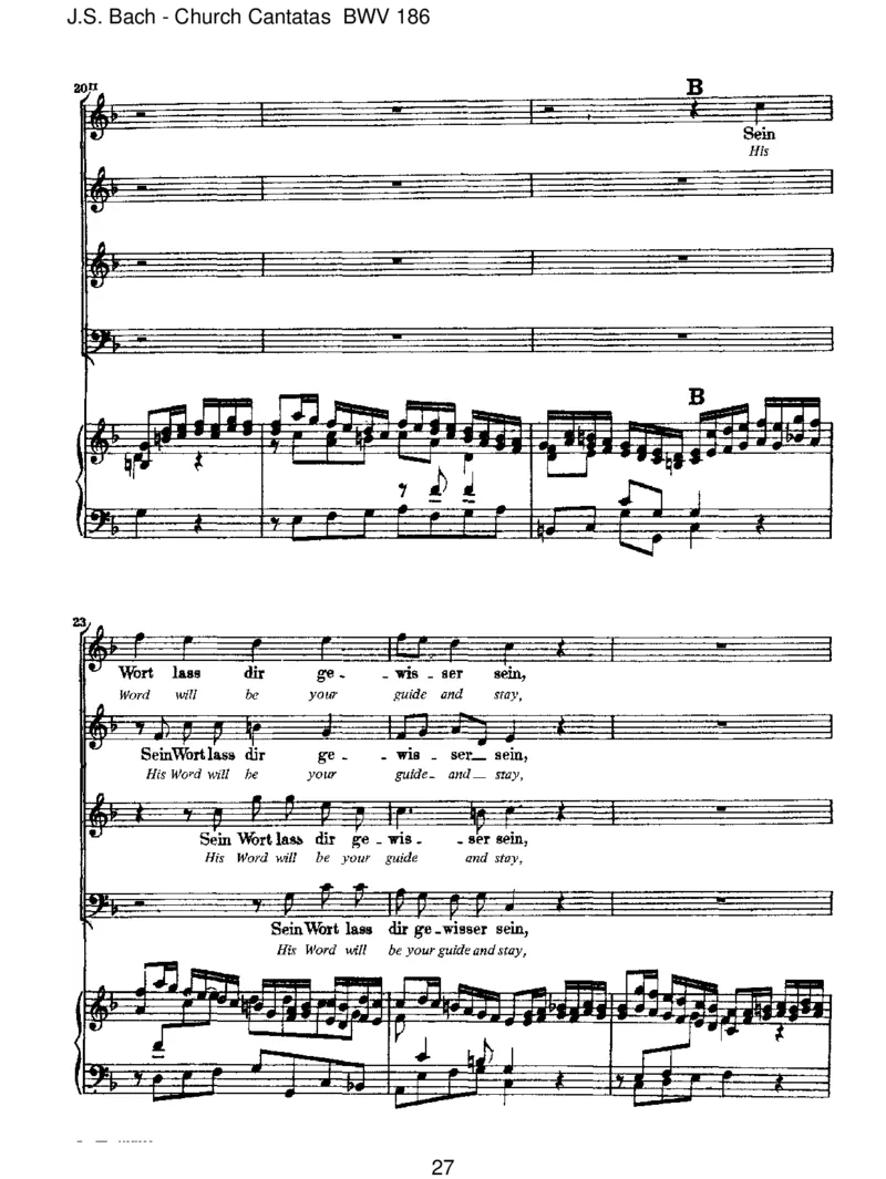 BWV186_rgredich,oSeele,nicht_一万首著名钢琴曲谱哈农贝多芬合集视频教学电子版高清无水印可打印_1古典钢琴知名音乐家谱_巴赫钢琴谱全集_J.S巴赫作品全集_JohannSebastianBach(1685-1750)巴赫
