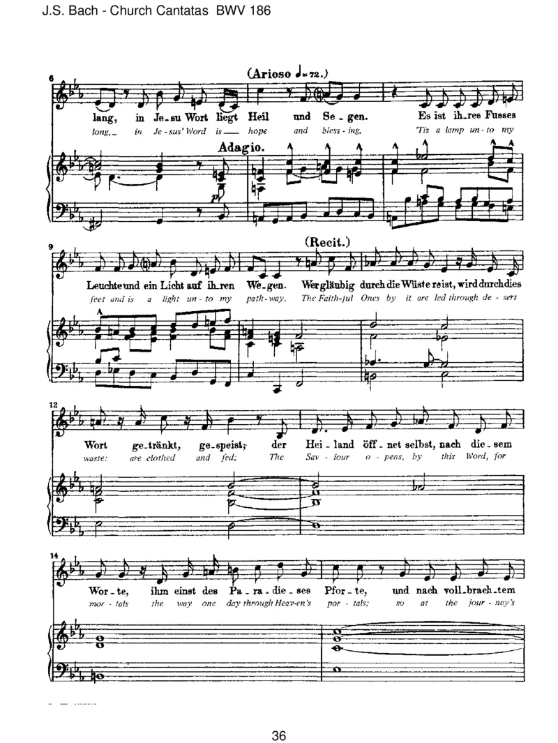 BWV186_rgredich,oSeele,nicht_一万首著名钢琴曲谱哈农贝多芬合集视频教学电子版高清无水印可打印_1古典钢琴知名音乐家谱_巴赫钢琴谱全集_J.S巴赫作品全集_JohannSebastianBach(1685-1750)巴赫