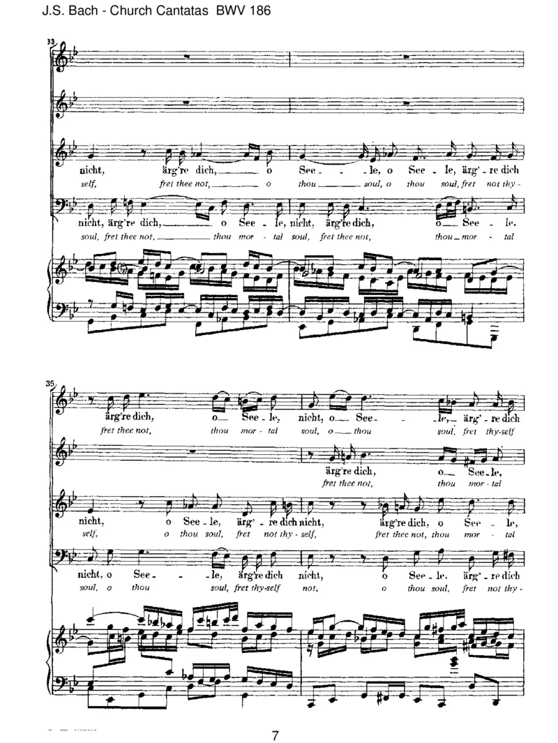 BWV186_rgredich,oSeele,nicht_一万首著名钢琴曲谱哈农贝多芬合集视频教学电子版高清无水印可打印_1古典钢琴知名音乐家谱_巴赫钢琴谱全集_J.S巴赫作品全集_JohannSebastianBach(1685-1750)巴赫