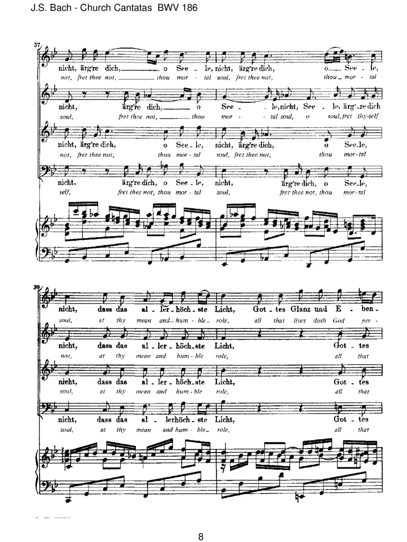 BWV186_rgredich,oSeele,nicht_一万首著名钢琴曲谱哈农贝多芬合集视频教学电子版高清无水印可打印_1古典钢琴知名音乐家谱_巴赫钢琴谱全集_J.S巴赫作品全集_JohannSebastianBach(1685-1750)巴赫