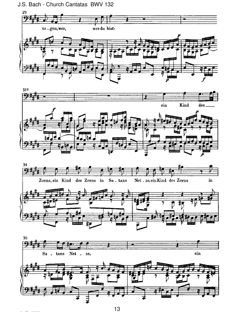 BWV132BereitetdieWege,bereitetdieBahn_一万首著名钢琴曲谱哈农贝多芬合集视频教学电子版高清无水印可打印_1古典钢琴知名音乐家谱_巴赫钢琴谱全集_J.S巴赫作品全集