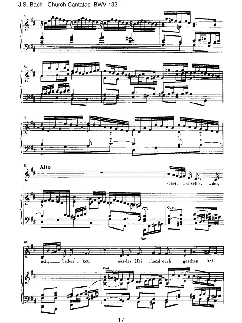 BWV132BereitetdieWege,bereitetdieBahn_一万首著名钢琴曲谱哈农贝多芬合集视频教学电子版高清无水印可打印_1古典钢琴知名音乐家谱_巴赫钢琴谱全集_J.S巴赫作品全集