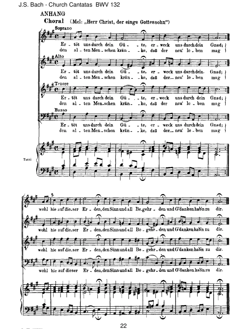 BWV132BereitetdieWege,bereitetdieBahn_一万首著名钢琴曲谱哈农贝多芬合集视频教学电子版高清无水印可打印_1古典钢琴知名音乐家谱_巴赫钢琴谱全集_J.S巴赫作品全集