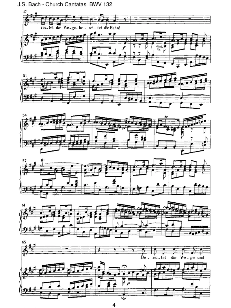 BWV132BereitetdieWege,bereitetdieBahn_一万首著名钢琴曲谱哈农贝多芬合集视频教学电子版高清无水印可打印_1古典钢琴知名音乐家谱_巴赫钢琴谱全集_J.S巴赫作品全集