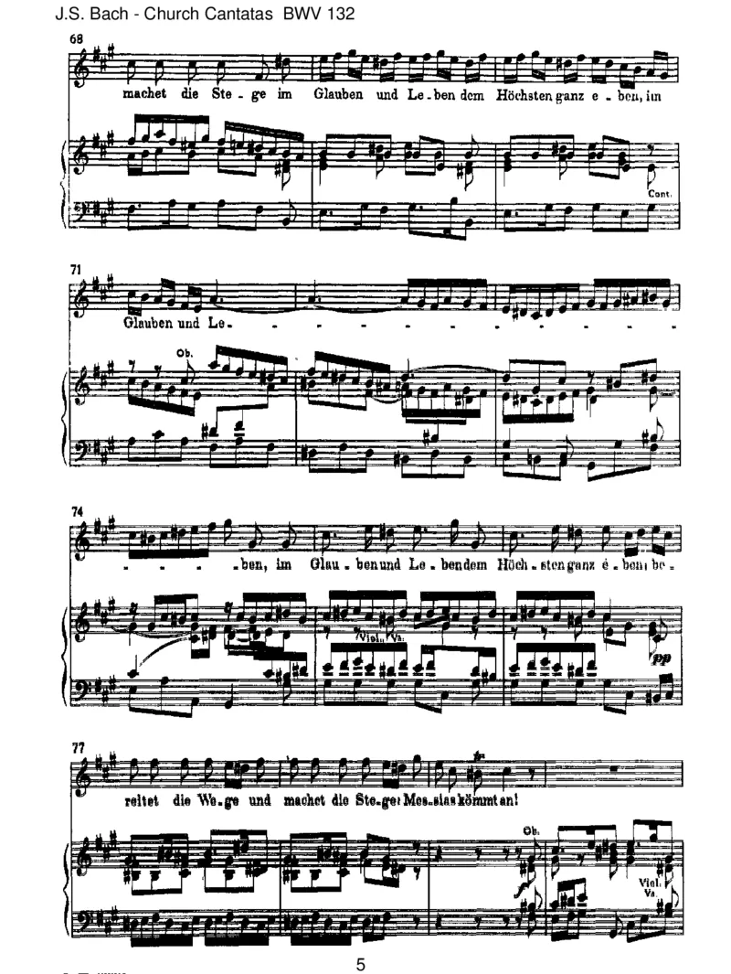 BWV132BereitetdieWege,bereitetdieBahn_一万首著名钢琴曲谱哈农贝多芬合集视频教学电子版高清无水印可打印_1古典钢琴知名音乐家谱_巴赫钢琴谱全集_J.S巴赫作品全集