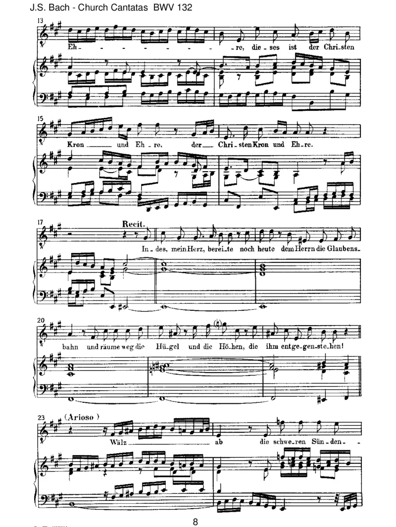 BWV132BereitetdieWege,bereitetdieBahn_一万首著名钢琴曲谱哈农贝多芬合集视频教学电子版高清无水印可打印_1古典钢琴知名音乐家谱_巴赫钢琴谱全集_J.S巴赫作品全集