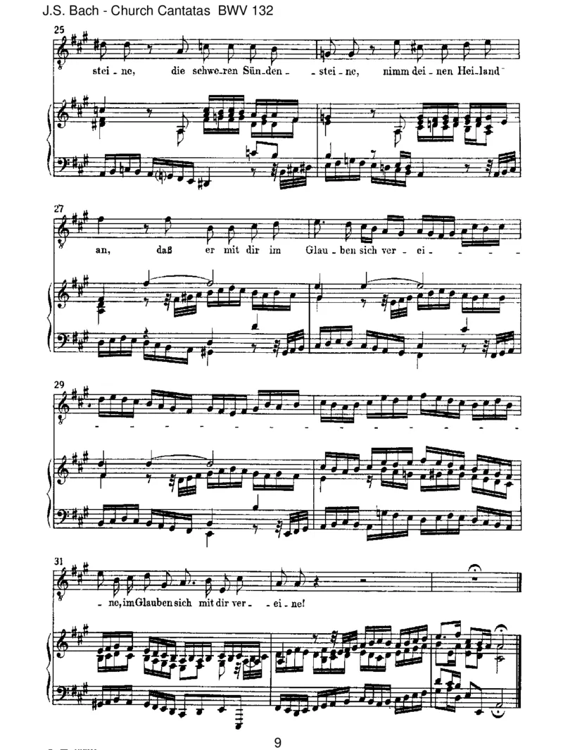 BWV132BereitetdieWege,bereitetdieBahn_一万首著名钢琴曲谱哈农贝多芬合集视频教学电子版高清无水印可打印_1古典钢琴知名音乐家谱_巴赫钢琴谱全集_J.S巴赫作品全集