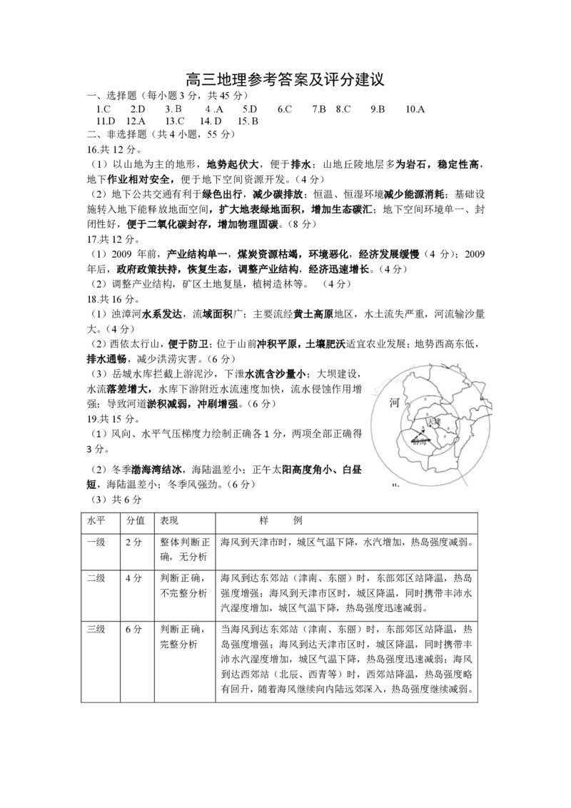 地理_2024年3月_013月合集_2024届山东省日照市校际联合考试高三一模（2月）_2024届山东省日照市校际联合考试高三一模（2月）地理