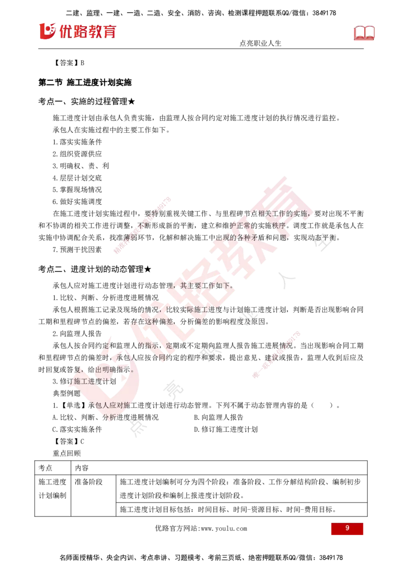 25年《进度控制（水利）》第3章（打印版）_监理工程师_2025监理工程师_2025年监理工程师SVIP_2025年监理水利控制SVIP_02-基础精讲✿高端面授✿深度强化