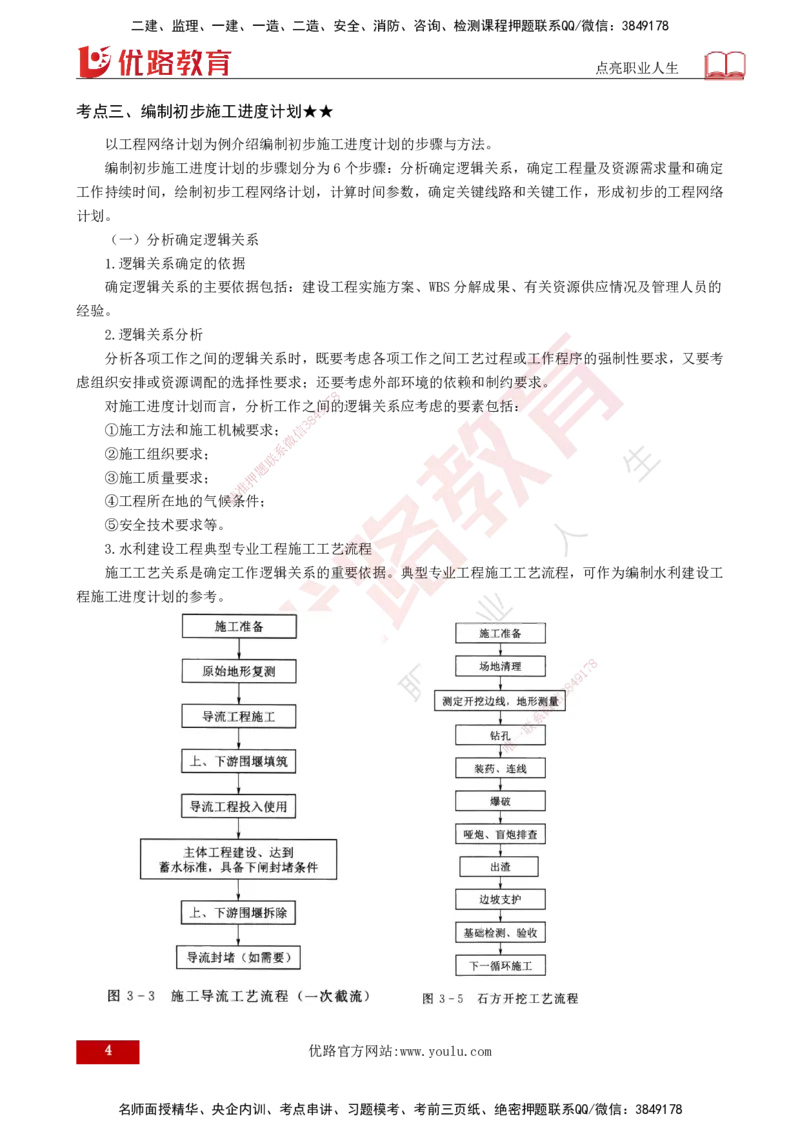 25年《进度控制（水利）》第3章（打印版）_监理工程师_2025监理工程师_2025年监理工程师SVIP_2025年监理水利控制SVIP_02-基础精讲✿高端面授✿深度强化