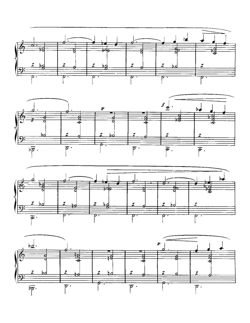 3Gymnopedies_一万首著名钢琴曲谱哈农贝多芬合集视频教学电子版高清无水印可打印_1古典钢琴知名音乐家谱_萨蒂钢琴谱全集