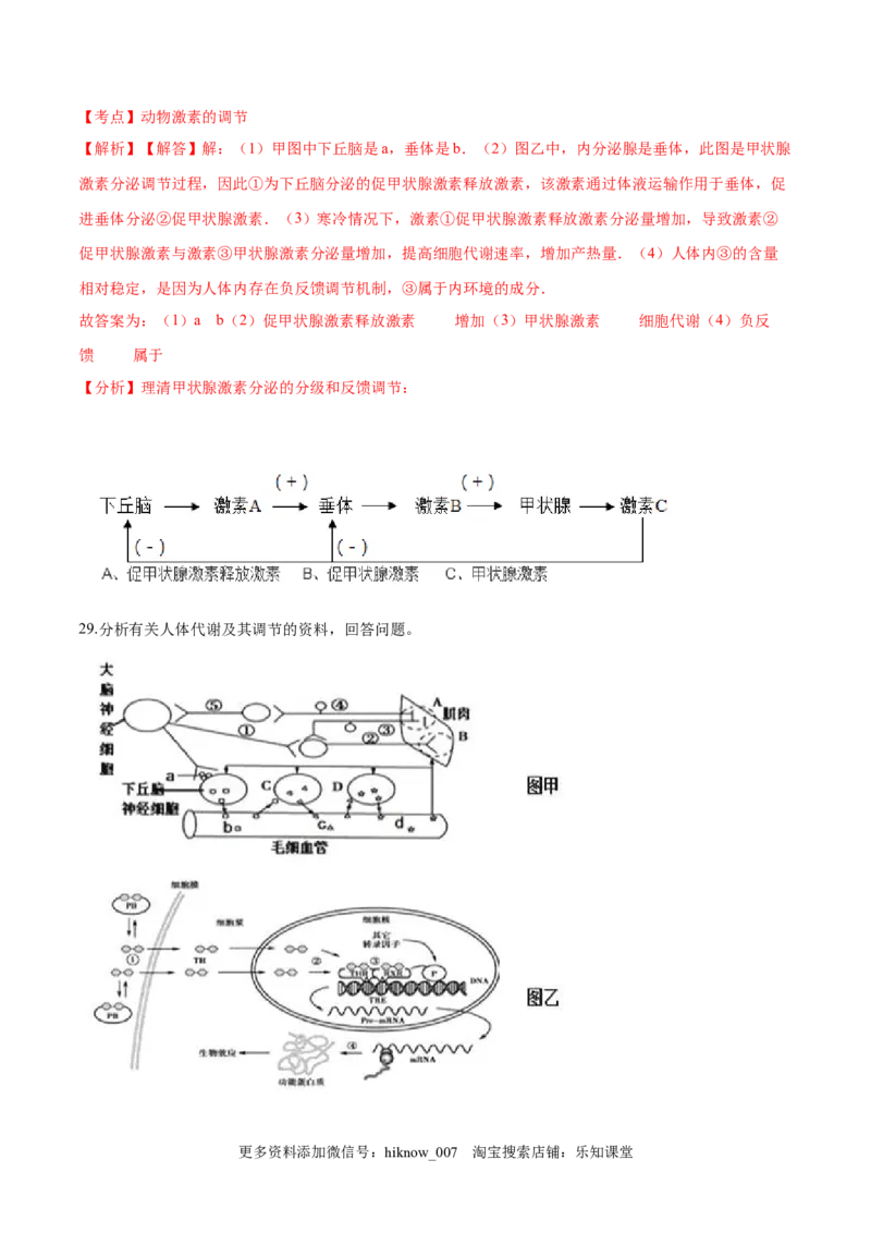 高二生物上学期期末测试卷01（人教版2019选择性必修1）（解析版）_E015高中全科试卷_生物试题_选修1_4期末试卷_高二生物上学期期末测试卷01（人教版2019选择性必修1）(25906247)