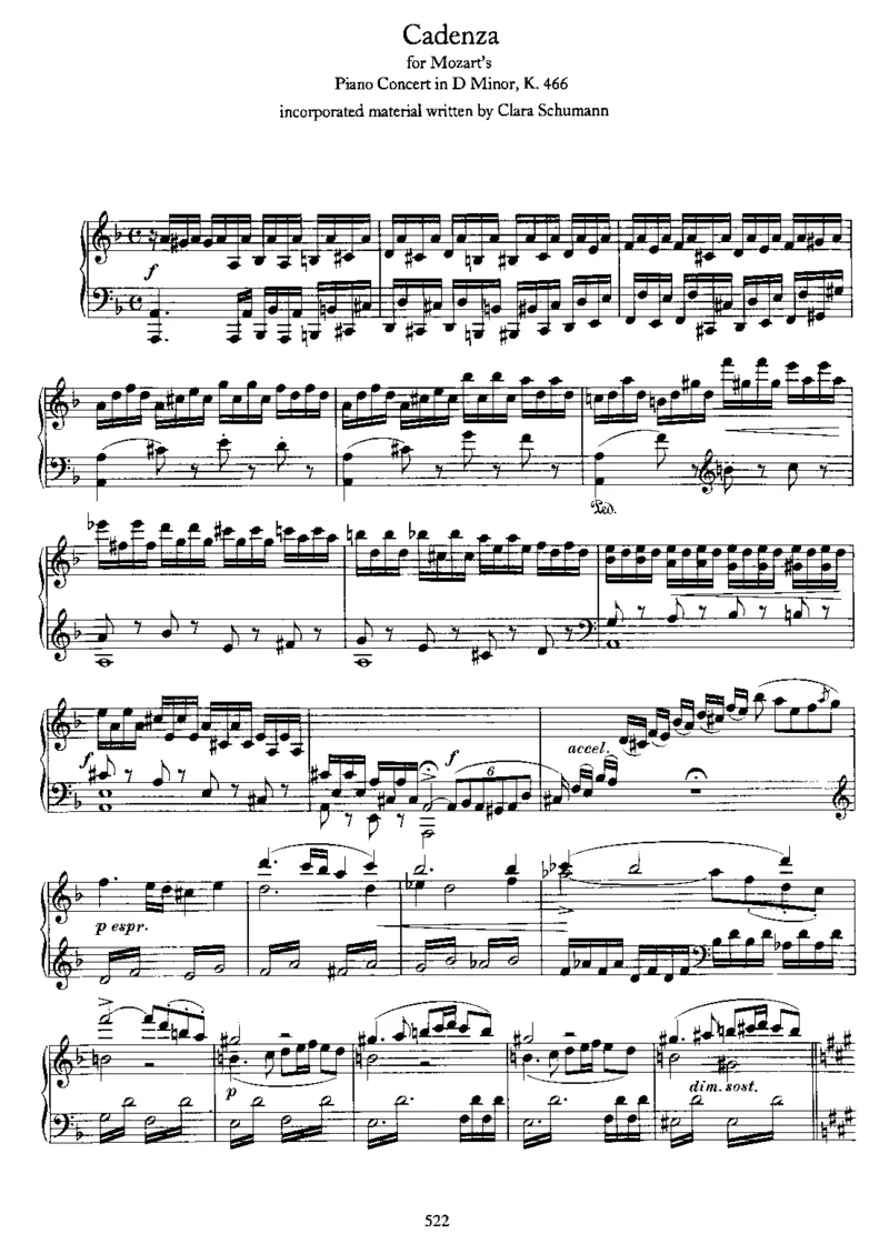 CadenzaforMozart'sPianoConcertoind,K466_一万首著名钢琴曲谱哈农贝多芬合集视频教学电子版高清无水印可打印_1古典钢琴知名音乐家谱_勃拉姆斯钢琴谱全集_协奏曲华彩