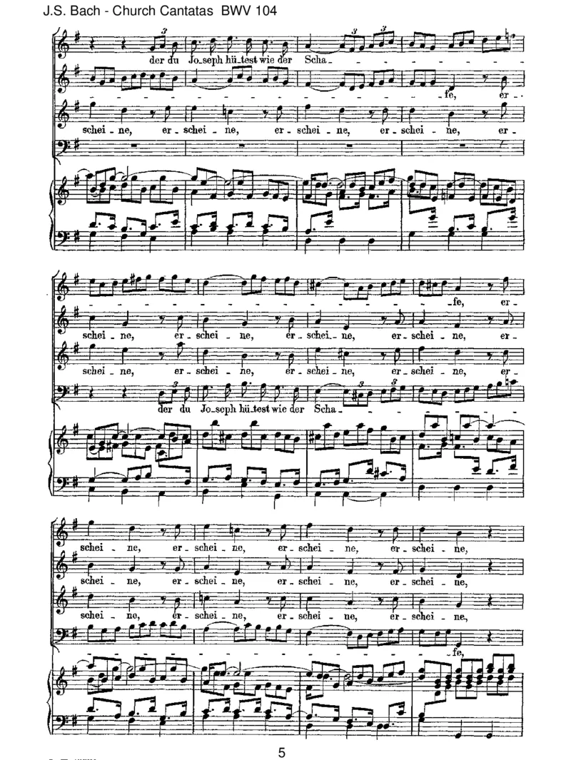 BWV104DuHirteIsrael,h_re_一万首著名钢琴曲谱哈农贝多芬合集视频教学电子版高清无水印可打印_1古典钢琴知名音乐家谱_巴赫钢琴谱全集_J.S巴赫作品全集_JohannSebastianBach(1685-1750)巴赫