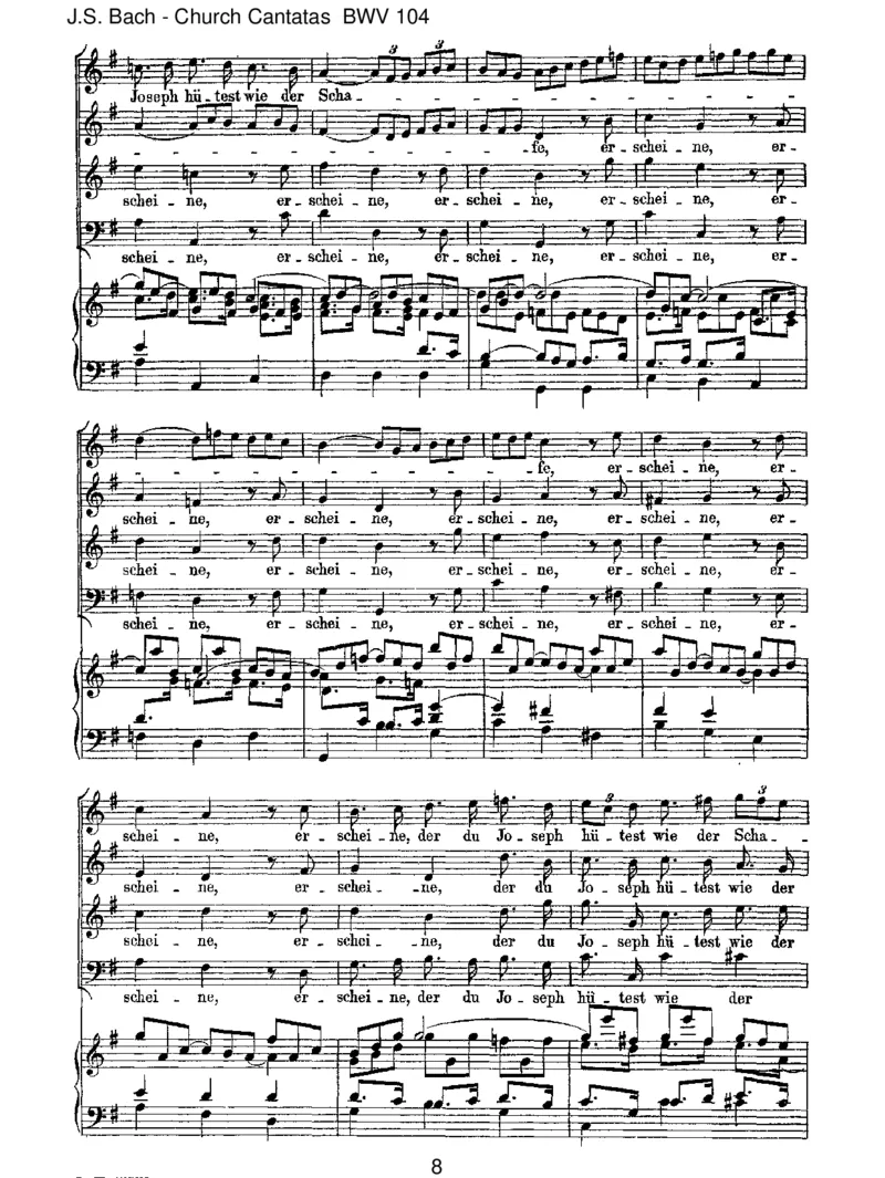 BWV104DuHirteIsrael,h_re_一万首著名钢琴曲谱哈农贝多芬合集视频教学电子版高清无水印可打印_1古典钢琴知名音乐家谱_巴赫钢琴谱全集_J.S巴赫作品全集_JohannSebastianBach(1685-1750)巴赫