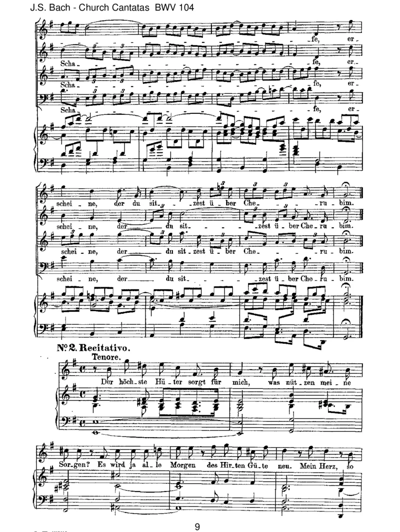 BWV104DuHirteIsrael,h_re_一万首著名钢琴曲谱哈农贝多芬合集视频教学电子版高清无水印可打印_1古典钢琴知名音乐家谱_巴赫钢琴谱全集_J.S巴赫作品全集_JohannSebastianBach(1685-1750)巴赫
