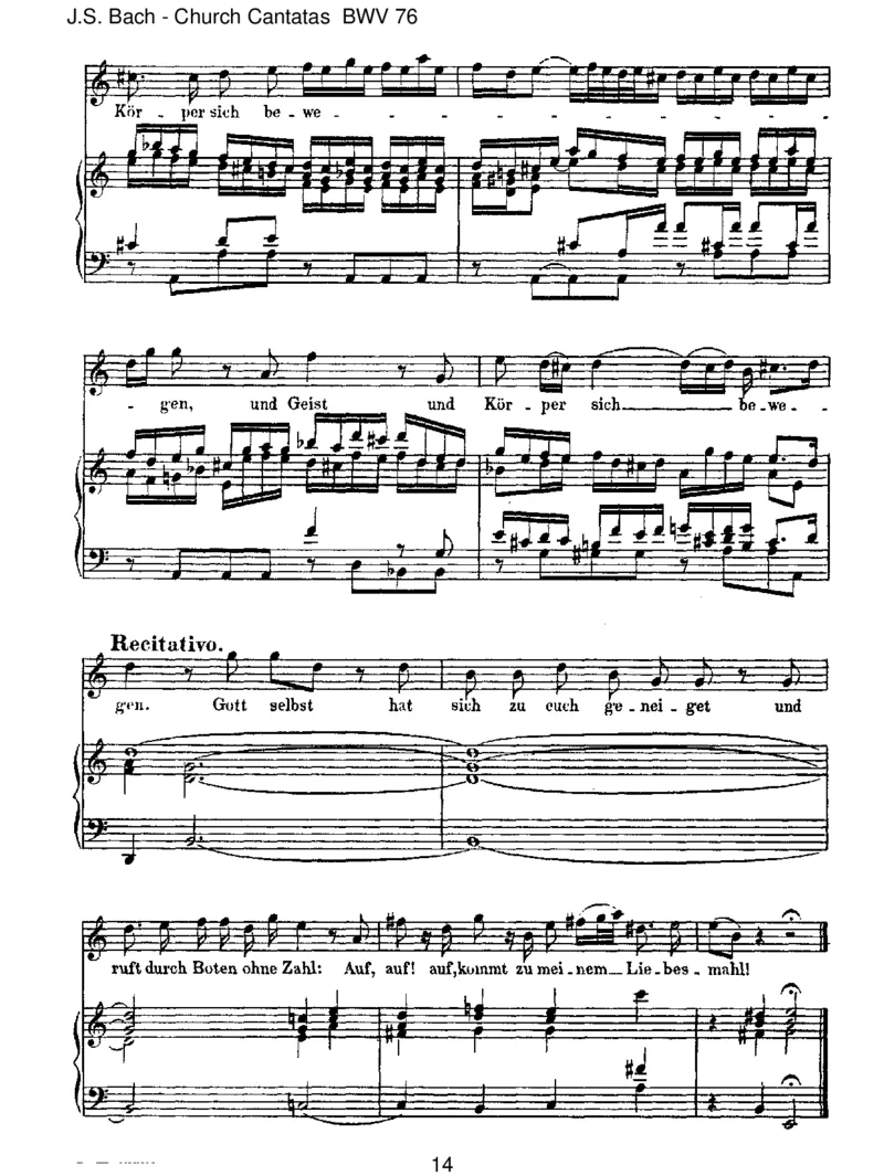 BWV76DieHimmelerz_hlendieEhreGottes_一万首著名钢琴曲谱哈农贝多芬合集视频教学电子版高清无水印可打印_1古典钢琴知名音乐家谱_巴赫钢琴谱全集_J.S巴赫作品全集