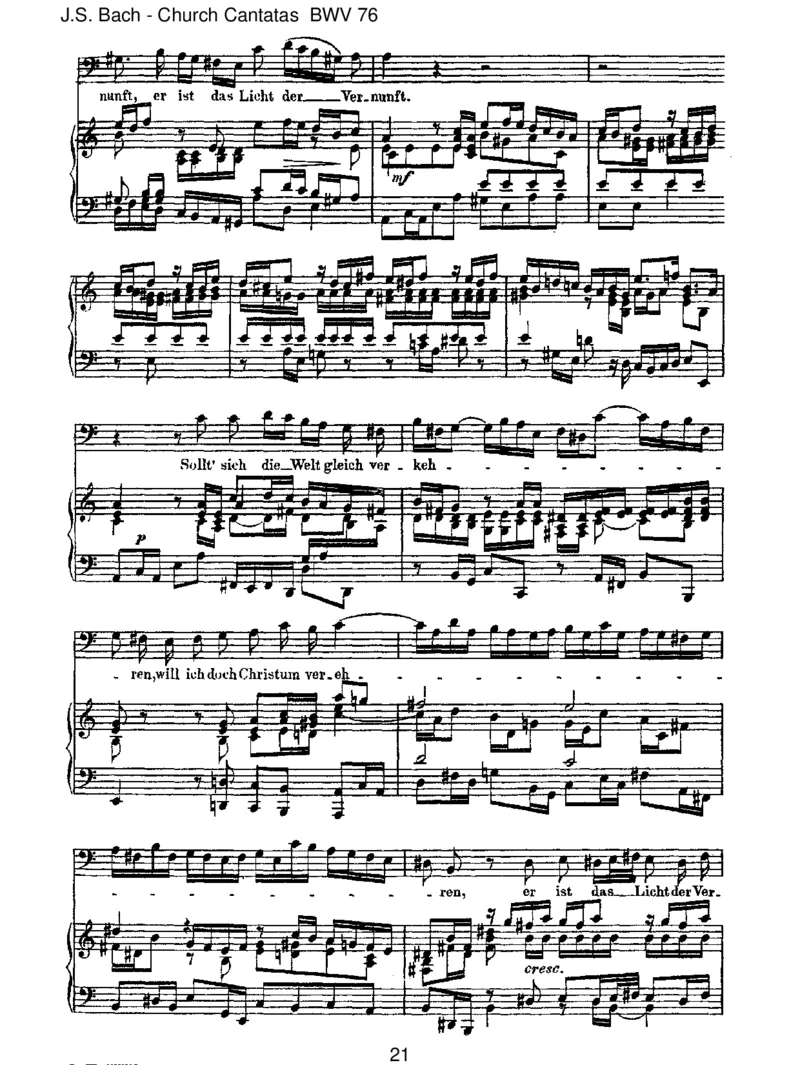 BWV76DieHimmelerz_hlendieEhreGottes_一万首著名钢琴曲谱哈农贝多芬合集视频教学电子版高清无水印可打印_1古典钢琴知名音乐家谱_巴赫钢琴谱全集_J.S巴赫作品全集