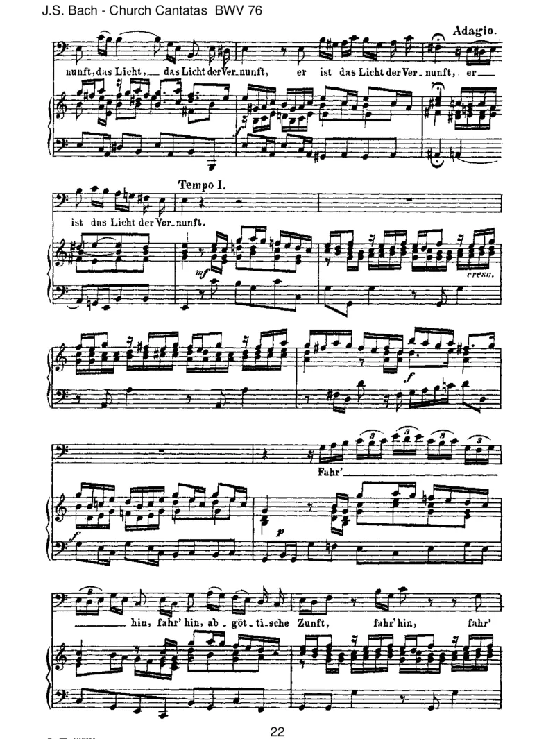 BWV76DieHimmelerz_hlendieEhreGottes_一万首著名钢琴曲谱哈农贝多芬合集视频教学电子版高清无水印可打印_1古典钢琴知名音乐家谱_巴赫钢琴谱全集_J.S巴赫作品全集
