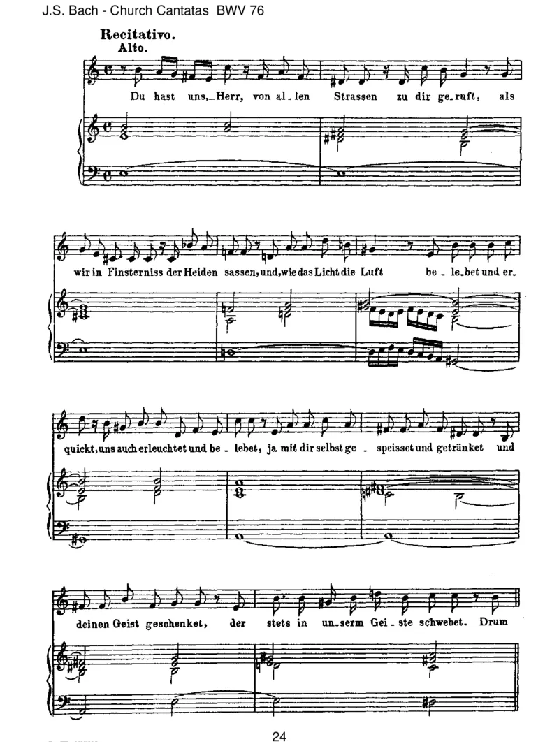 BWV76DieHimmelerz_hlendieEhreGottes_一万首著名钢琴曲谱哈农贝多芬合集视频教学电子版高清无水印可打印_1古典钢琴知名音乐家谱_巴赫钢琴谱全集_J.S巴赫作品全集