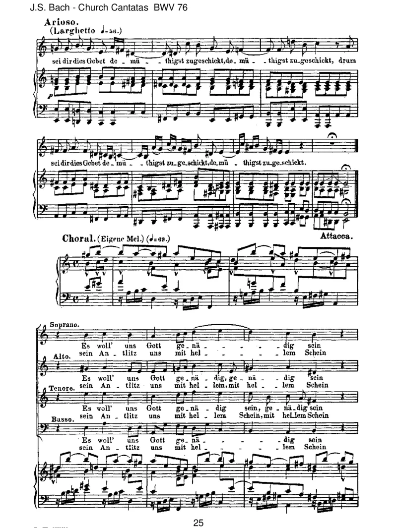 BWV76DieHimmelerz_hlendieEhreGottes_一万首著名钢琴曲谱哈农贝多芬合集视频教学电子版高清无水印可打印_1古典钢琴知名音乐家谱_巴赫钢琴谱全集_J.S巴赫作品全集