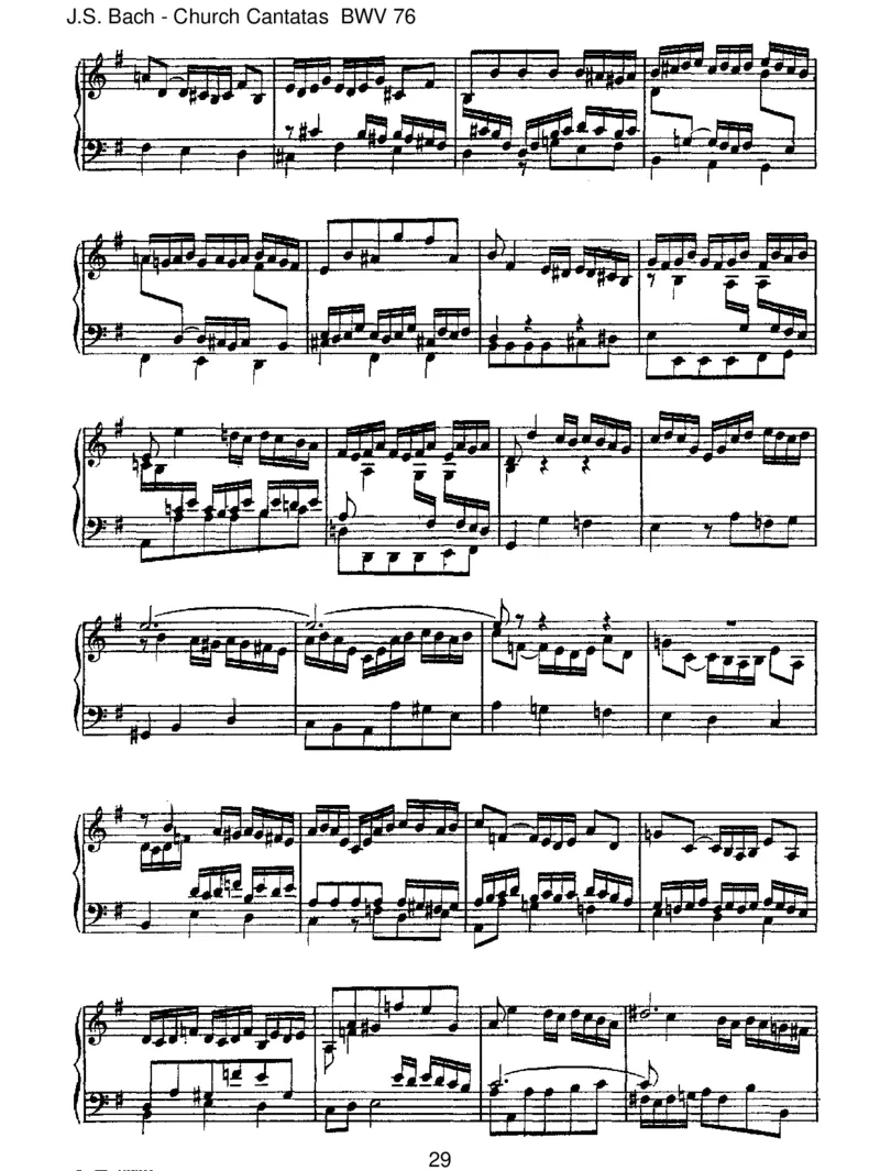 BWV76DieHimmelerz_hlendieEhreGottes_一万首著名钢琴曲谱哈农贝多芬合集视频教学电子版高清无水印可打印_1古典钢琴知名音乐家谱_巴赫钢琴谱全集_J.S巴赫作品全集