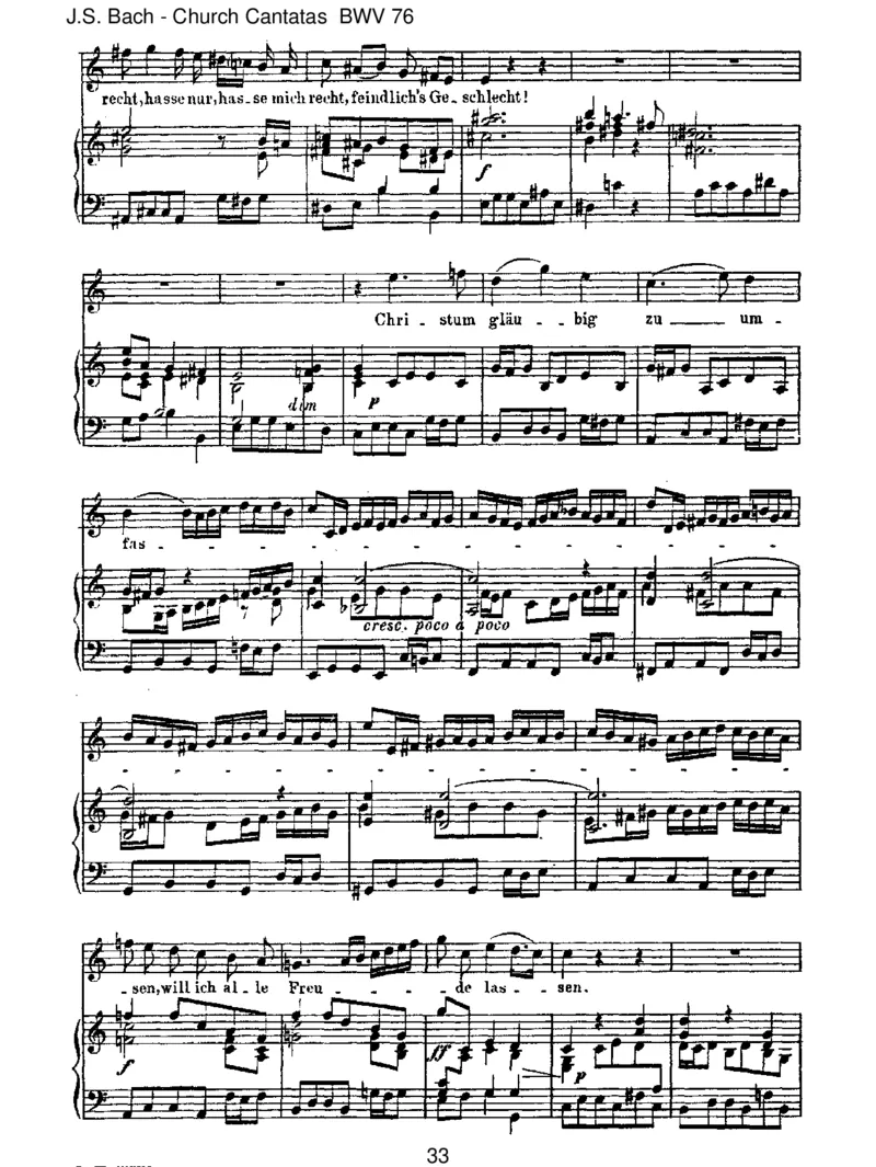 BWV76DieHimmelerz_hlendieEhreGottes_一万首著名钢琴曲谱哈农贝多芬合集视频教学电子版高清无水印可打印_1古典钢琴知名音乐家谱_巴赫钢琴谱全集_J.S巴赫作品全集